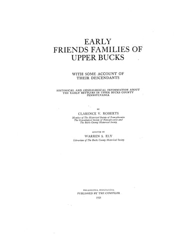 BALL: Ball Family (Extracted from Early Friends Families of Upper Bucks) (Softcover)