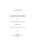 BARNEY: Extracted from History of Washington, New Hampshire (Softcover)