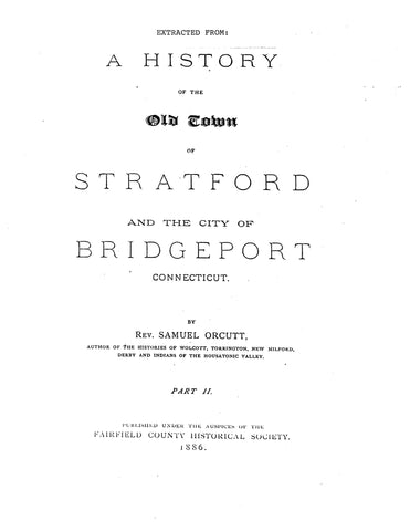 BEACH: The Beach Family (Extracted from History of Stratford and Bridgeport, Connecticut) (Softcover)