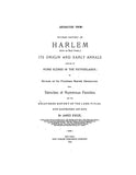 BENSON: The Benson Family of Harmen (Extracted from History of Harlem, New York) (Softcover)
