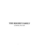 BOGERT: Extracted from History of Harlem, New York (Softcover)