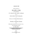 BOGERT: Extracted from History of Harlem, New York (Softcover)