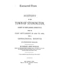 BREWSTER: Extracted from History of the Town of Stonington, Connecticut (Softcover)