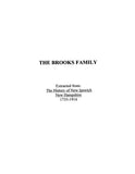 BROOKS: Extracted from History of New Ipswich, New Hampshire (Softcover)