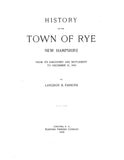 BROWN: Extracted from History of the Town of Rye, New Hampshire (Softcover)