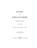 BUFFUM: Extracted from History of the Town of Richmond, New Hampshire (Softcover)