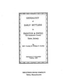 BURROUGHS: Extracted from Genealogy of Settlers of Trenton and Ewing, New Jersey (Softcover)