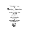 BUTLER: Extracted from History of Martha's Vineyard, Massachusetts (Softcover)