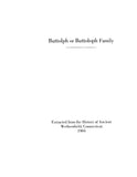 BUTTOLPH: Extracted from History of Ancient Wethersfield, Connecticut (Softcover)