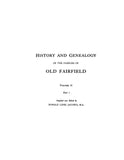 CHAPMAN: Extracted from History of Old Fairfield, Connecticut (Softcover)