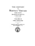 CHASE: Extracted from History of Martha's Vineyard, Massachusetts (Softcover)