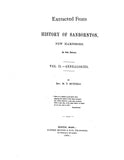 COLBY: Extracted from History of Sanbornton, New Hampshire (Softcover)