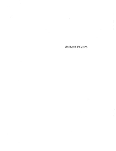 COLLINS: Extracted from History of the Town of Stonington, Connecticut (Softcover)