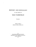 COMSTOCK: Extracted from History and Genealogy of Families of Old Fairfield, Connecticut (Softcover)