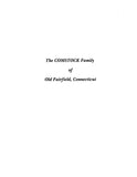 COMSTOCK: Extracted from History and Genealogy of Families of Old Fairfield, Connecticut (Softcover)