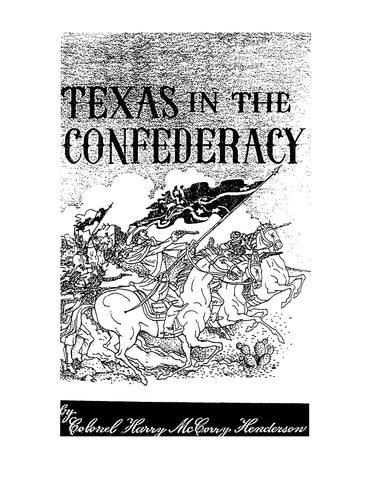 TEXAS: Texas in the Confederacy (Softcover)