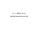 CRANNELL: Extracted from Hudson-Mohawk Genealogical and Family Memoirs (Softcover)