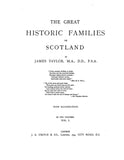 CRICHTON: Extracted from Great Historic Families of Scotland (Softcover)