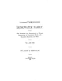 DRINKWATER: Ancestors and Descendants of Micajah Drinkwater of Northford, Maine, 1620-1825 1904