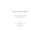 EATON: Ancestry and descendants of Sylvanus Eaton, Jacob Swetland & Christopher Reynolds 1900