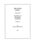 Eaton Family: Extracted from The history of Woodstock, Connecticut 1932