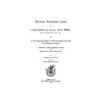 EDSON: Several ancestral lines of Josiah Edson and his wife Sarah Pinney 1901