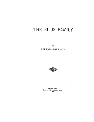Ellis Family 1900