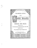 FELCH: Memorial history of the Felch family in America and Wales 1881