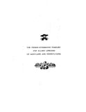 FISHER - STOMBAUGH families and allied lineages of Maryland and Pennsylvania, 1715-1949. 1950