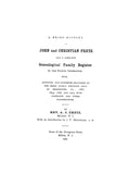 FRETZ: Brief history of John & Christian Fretz & complete genealogical register to the fourth generatioN
