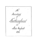 FROTHINGHAM GENEALOGY 1916
