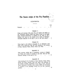 FRY: The Saxon origin of the Fry Families 1928