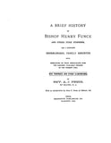 FUNCK: Brief History of Bishop Henry Funck and other Funk Pioneers 1899