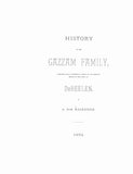GAZZAM - DeBLEEN: History of the Gazzam family, together with a biographical sketch of the American branch of the family of DeBleen 1894