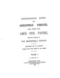 GORHAM: extracted from Genealogical notes of Barnstable Families 1888