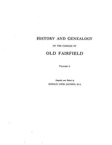 Gregory: Extracted rom FAIRFIELD, CT: HISTORY and GENEALOGY OF THE FAMILIES OF OLD FAIRFIELD Vol l