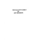 HALLETT FAMILY: descendants of Richard Hallett of Dorset, England & Long Island, NY 1998