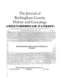 ROCKINGHAM, NC: Journal of Rockingham County History and Genealogy