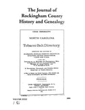 ROCKINGHAM, NC: Journal of Rockingham County History and Genealogy