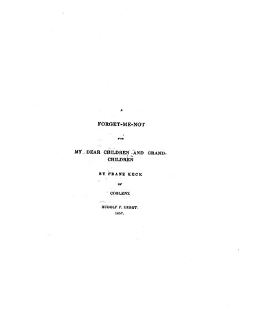 KECK: Genealogical Record of the Keck Family 1905