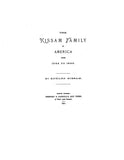 KISSAM Family in America, from 1644-1825. 1892