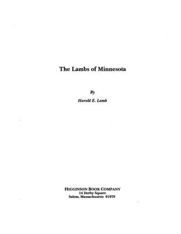 LAMB: The Lambs of Minnesota
