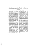 LAMPTON: Sketch of the Lampton family in America, 1740-1914
