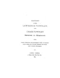LAWRENCE: History of the Lawrence-Townley & Chase-Townley estates in England 1883