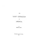 LIGHT: The Light Genealogy in America 1896