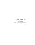 MALLET: John Mallet, the Huguenot, and his descendants, 1694-1894. 1895
