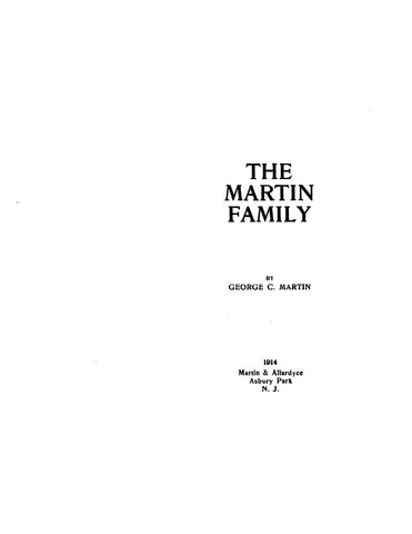 MARTIN Family [of Ireland, US & Canada] 1914