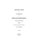 MARVIN: Genealogical Sketches of the Descendants of Reinold & Matthew Marvin, who came to New England in 1635. 1848