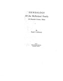 McFARLAND: Genealogy of the McFarland fam. of Hancock Co., Maine