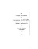 McKINLEY: The Scotch Ancestry of William McKinley, President of the United States. 1897